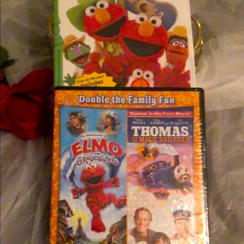 Kids DVD 📀 MOVIE SET! ♥️SONG, with Elmo and Thomas